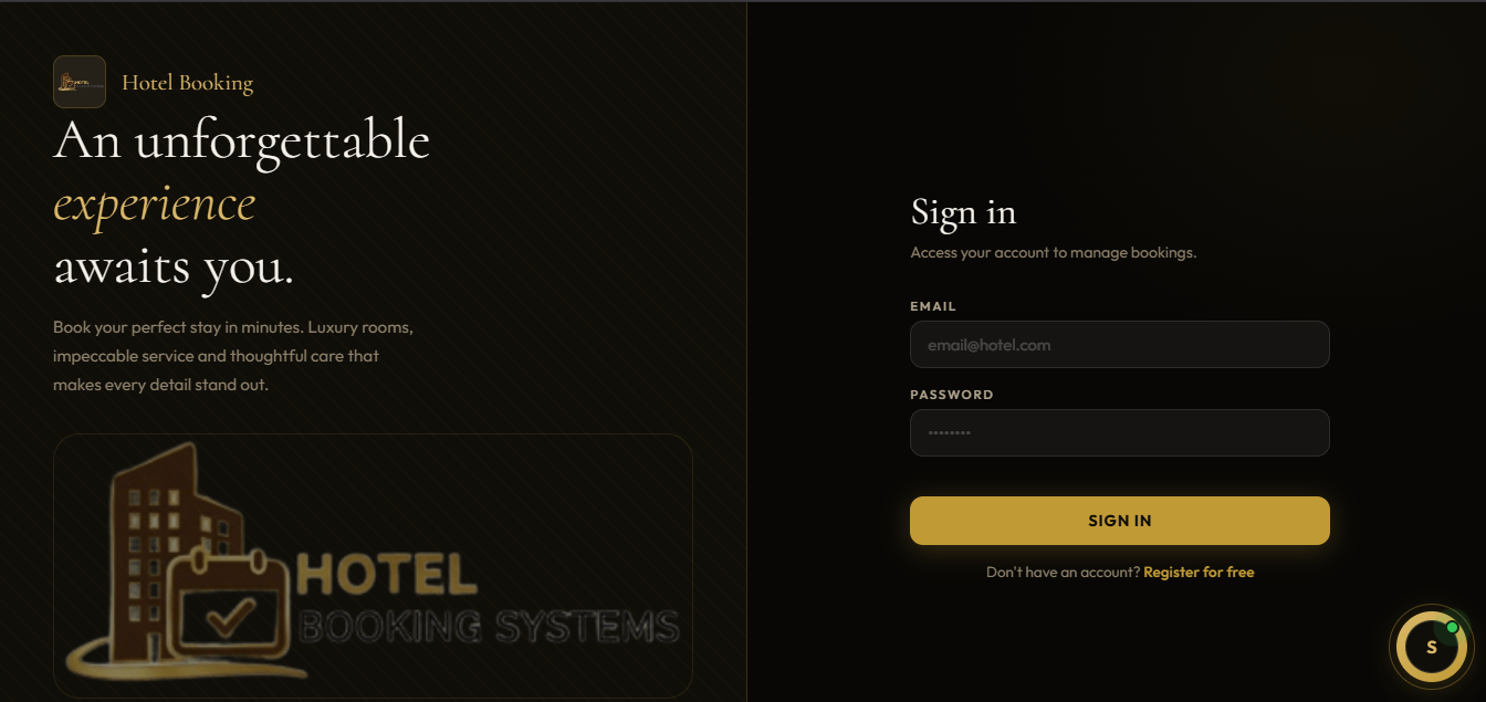 Hotel Booking System